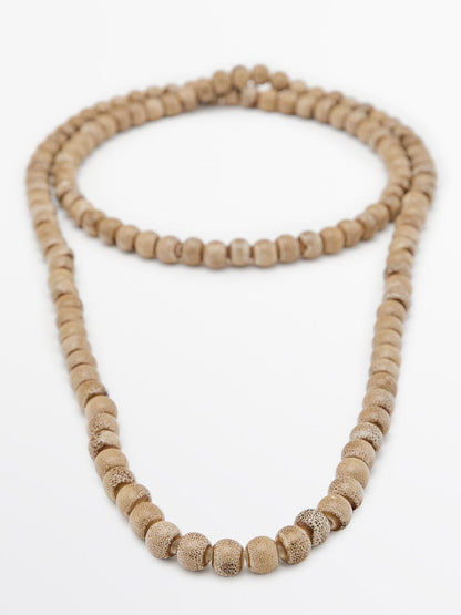 Ceramic bead necklace