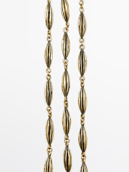 Long cocoa necklace