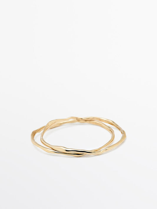 Set of irregular bracelets