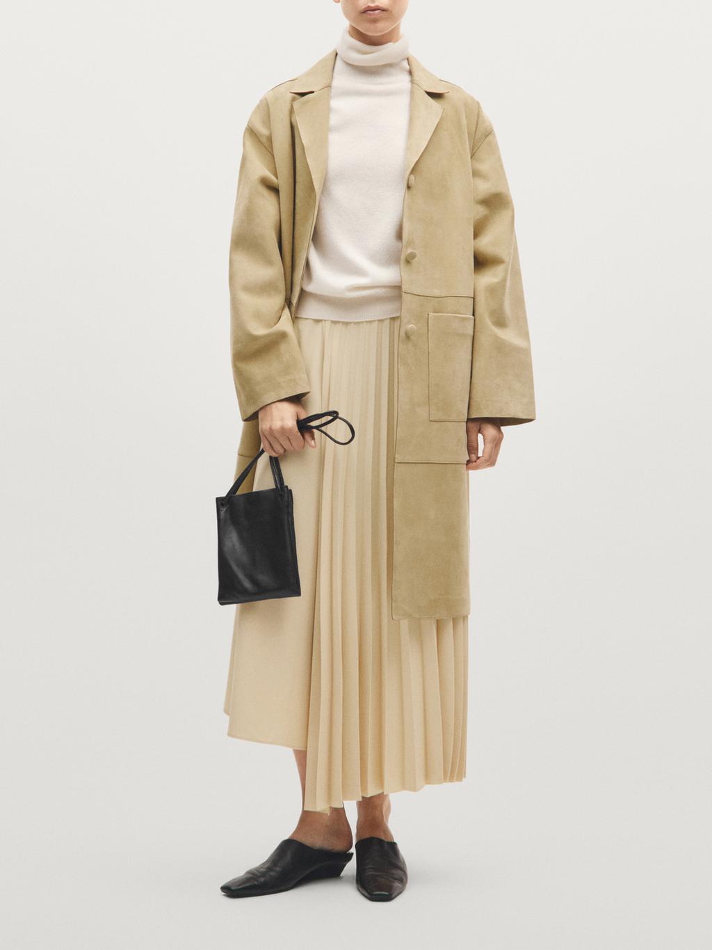 Nappa leather crossbody bag