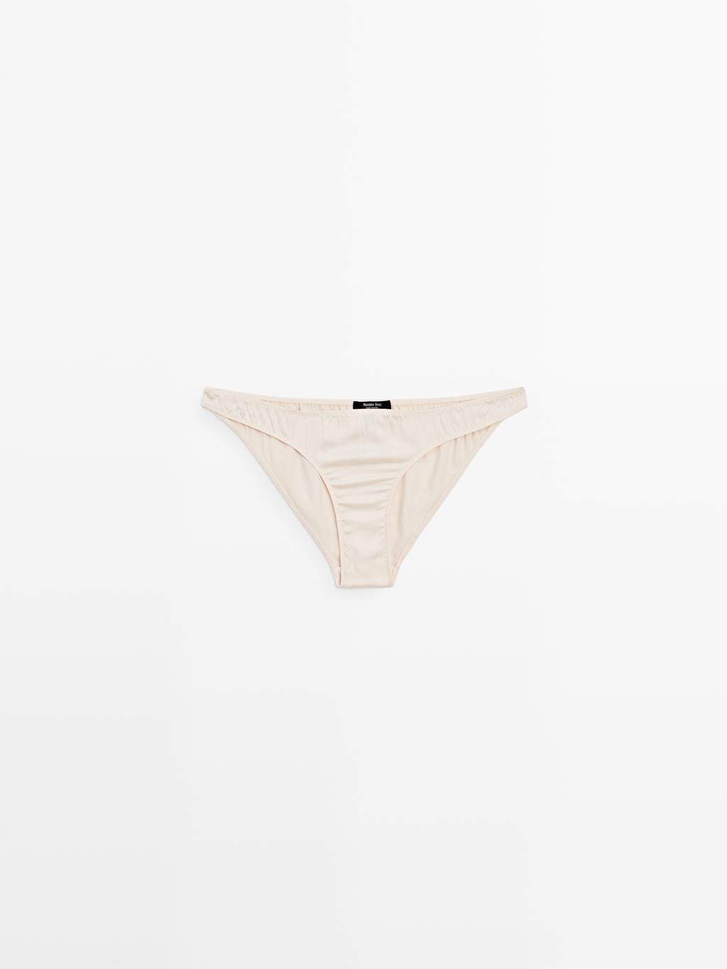 Satin silk blend briefs