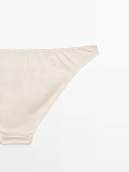 Satin silk blend briefs