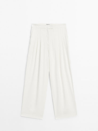 Darted culottes