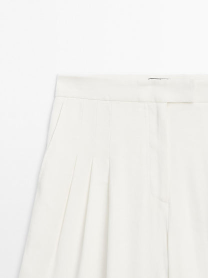 Darted culottes