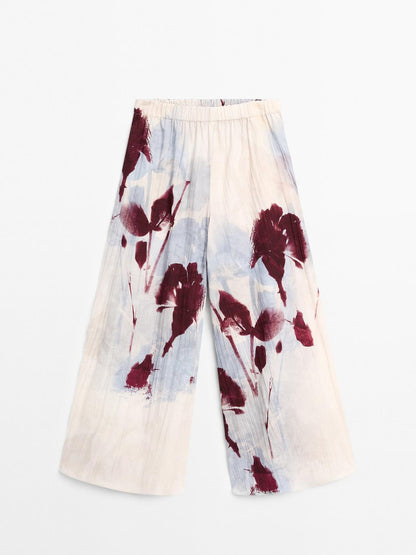 Printed culottes