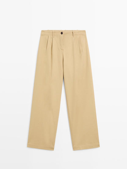 Wide-leg trousers