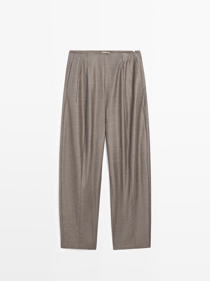 Tailored balloon fit trousers - LIMITED