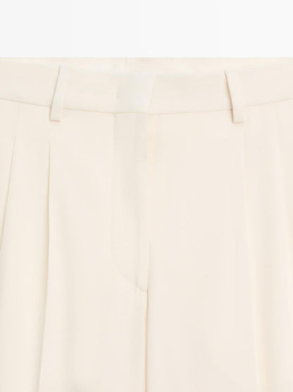 Trousers with double darts - LIMITED