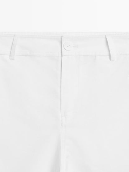 High-waist barrel fit trousers
