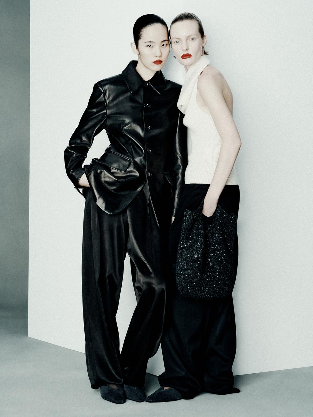 Satin balloon fit trousers - LIMITED