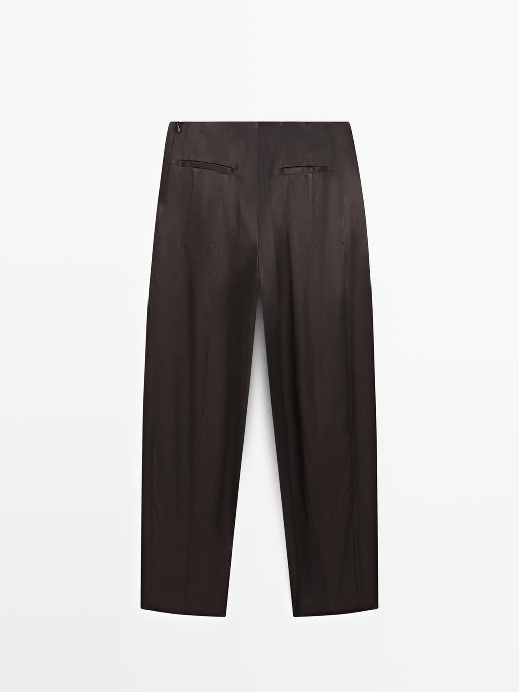 Satin balloon fit trousers - LIMITED