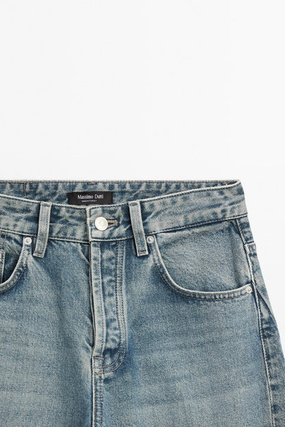 High-waist balloon fit jeans