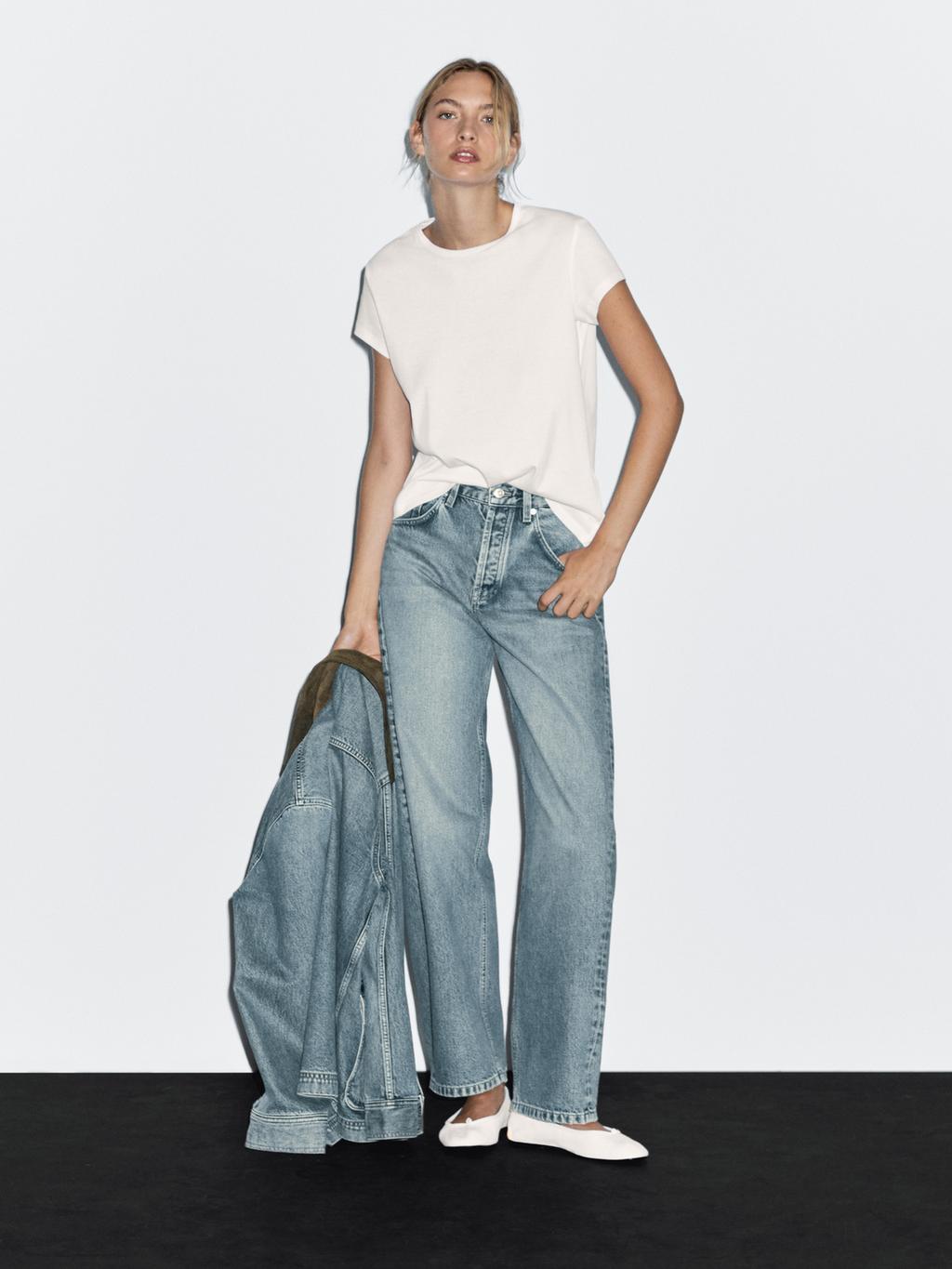High-waist balloon fit jeans