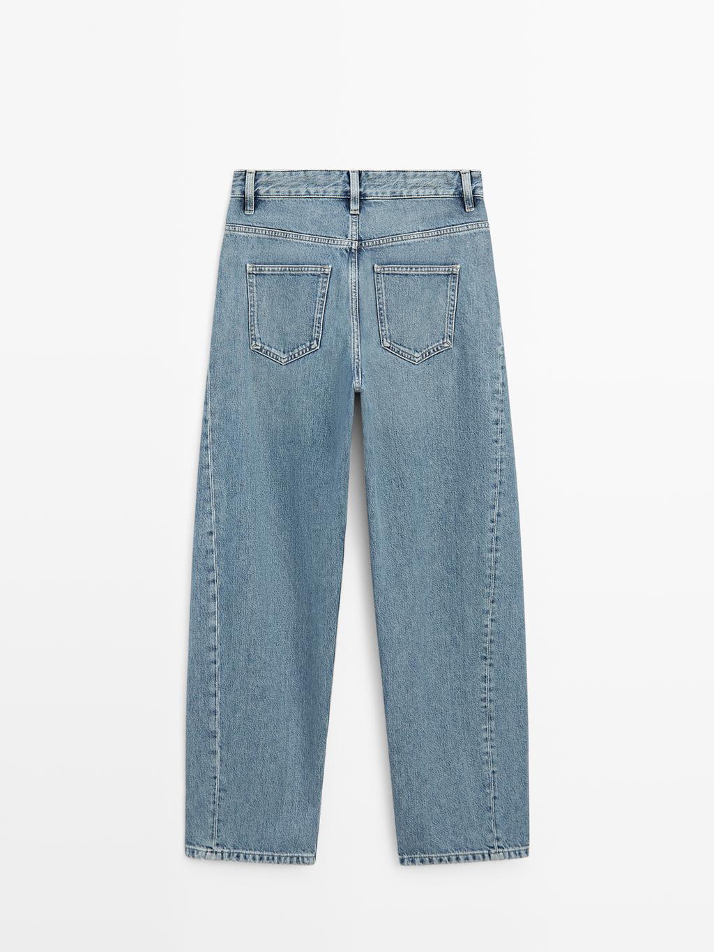Mid-rise balloon fit jeans