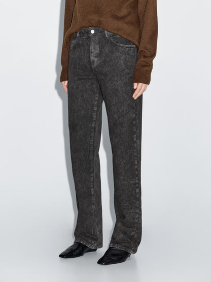 Mid-rise regular fit jeans