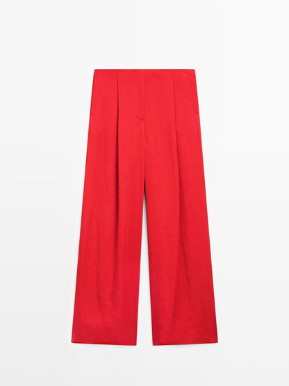 Flowing palazzo trousers