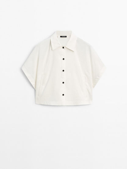 Short sleeve bat sleeve shirt