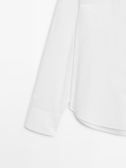 100% cotton shirt with seam detail