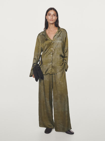 Printed flowing shirt