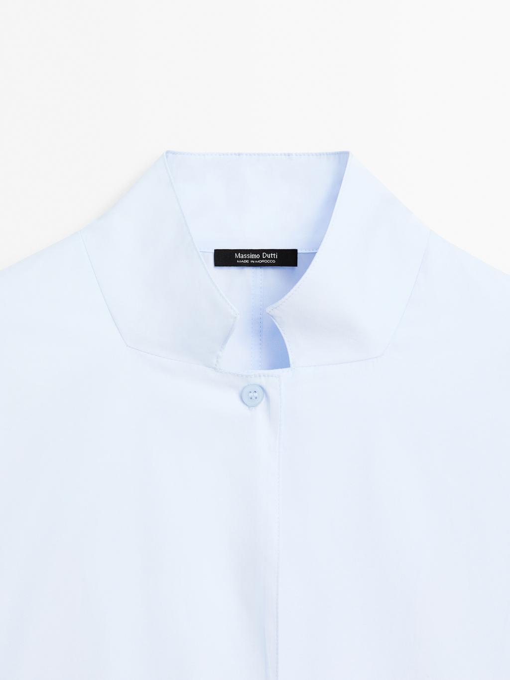100% cotton poplin shirt
