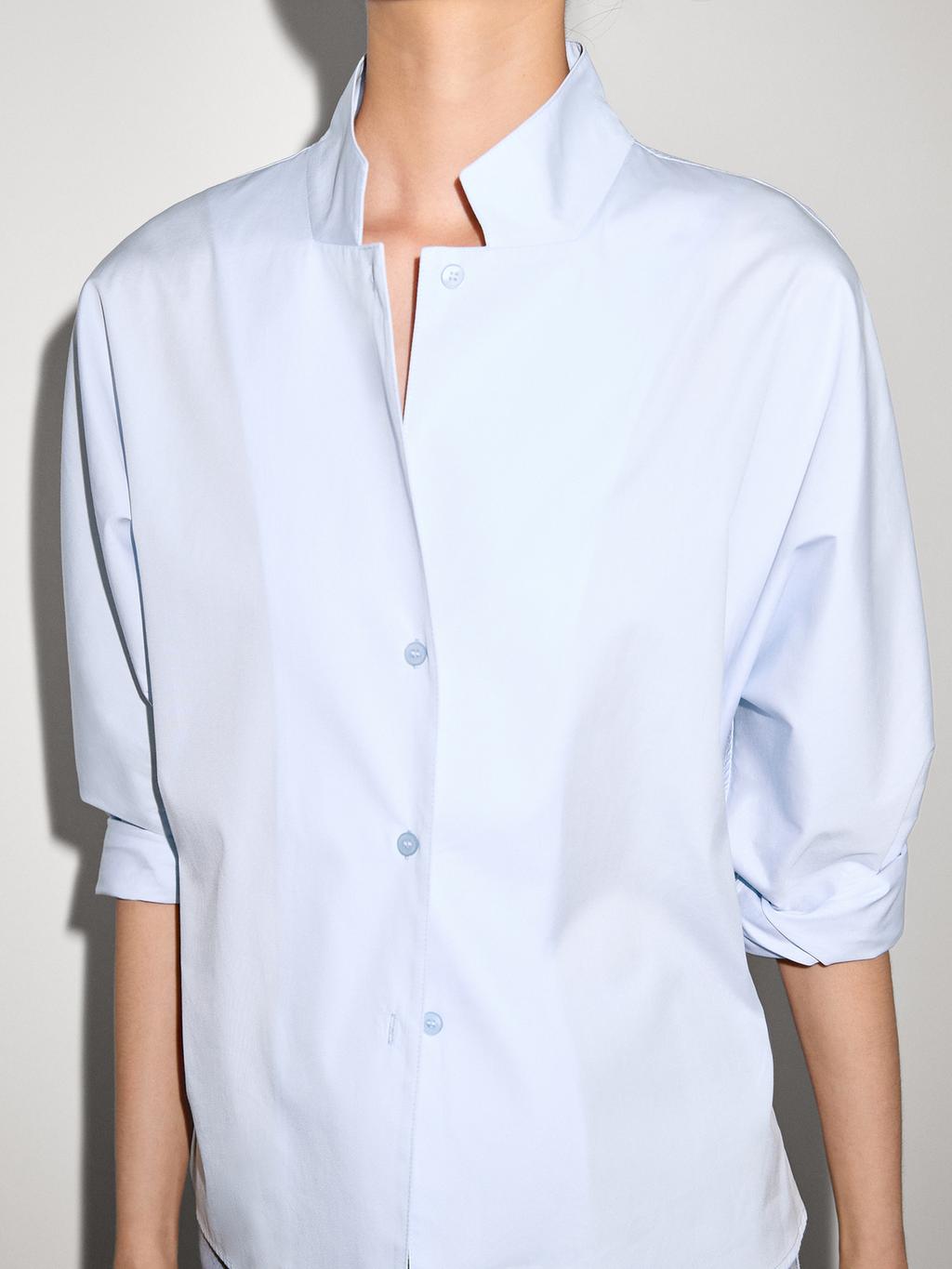 100% cotton poplin shirt