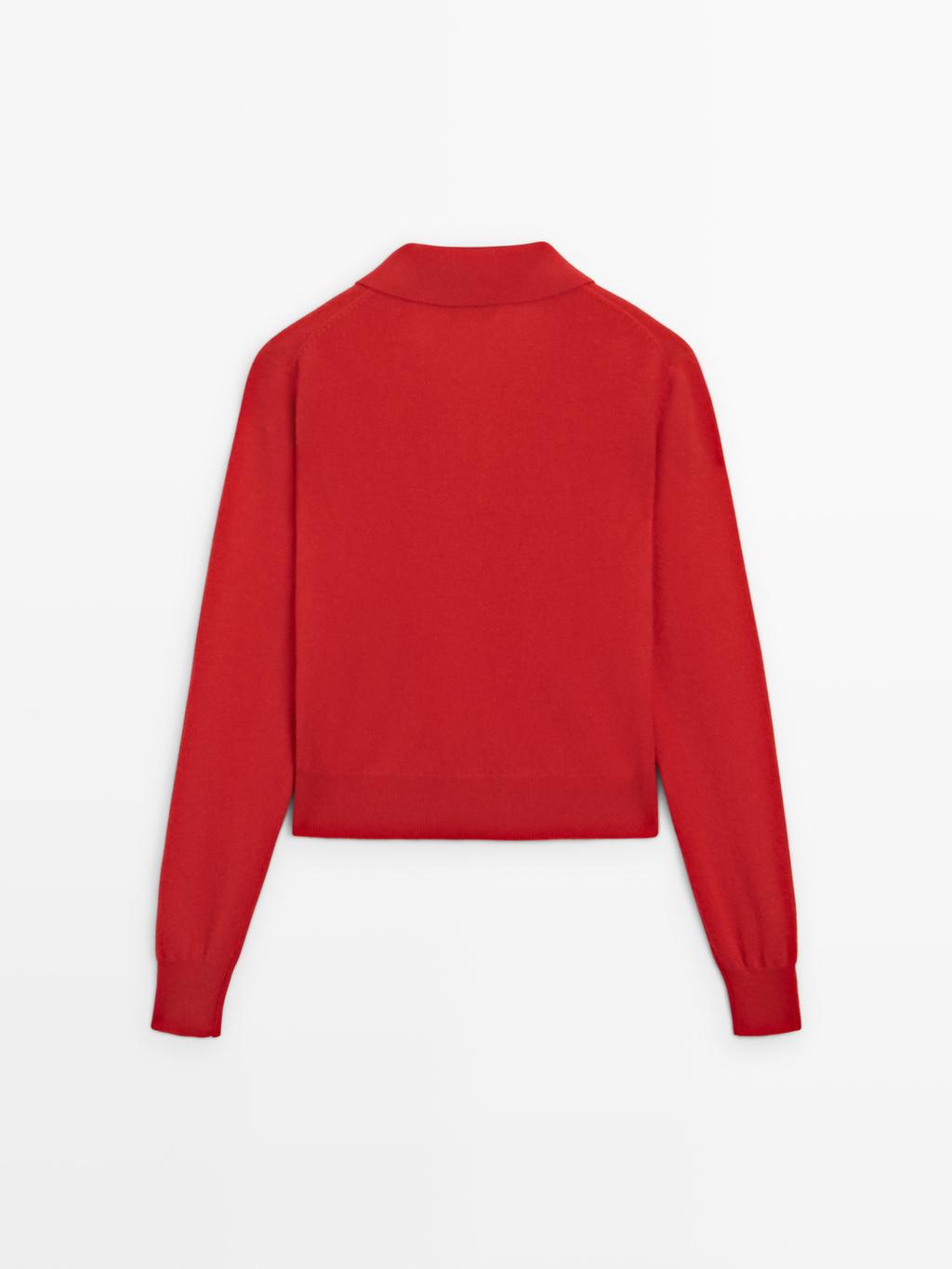 100% wool knit cardigan