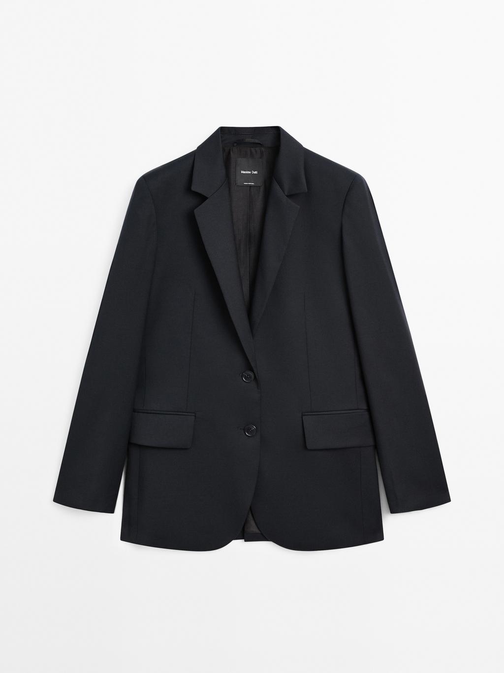 100% extra fine two-button blazer