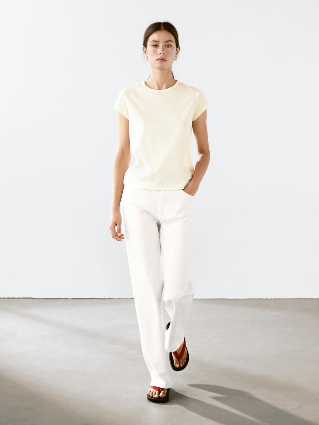 100% mercerised cotton short sleeve T-shirt