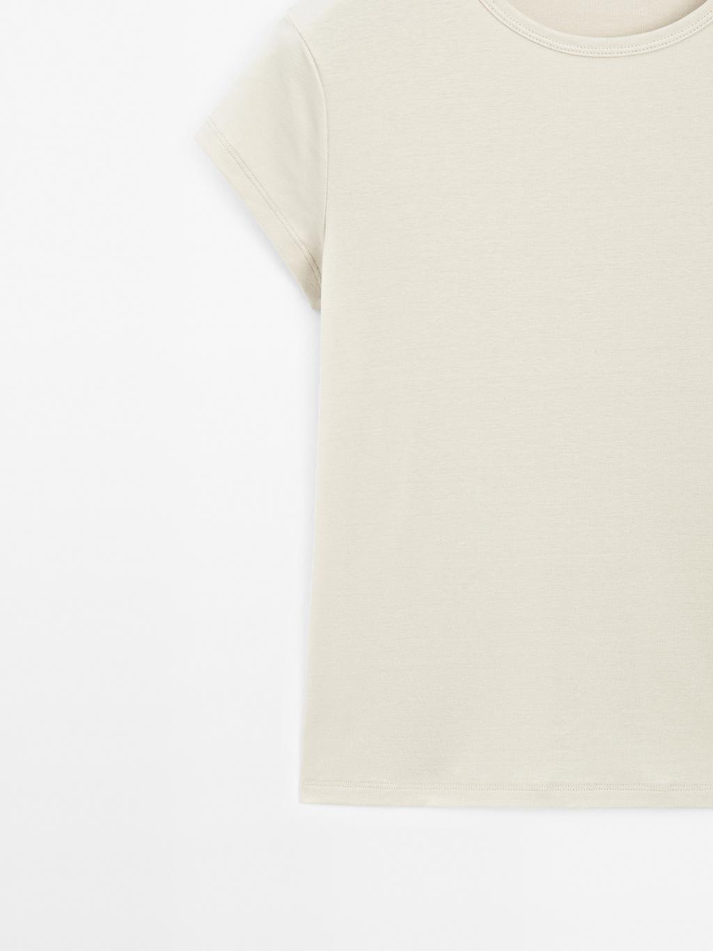 100% mercerised cotton short sleeve T-shirt