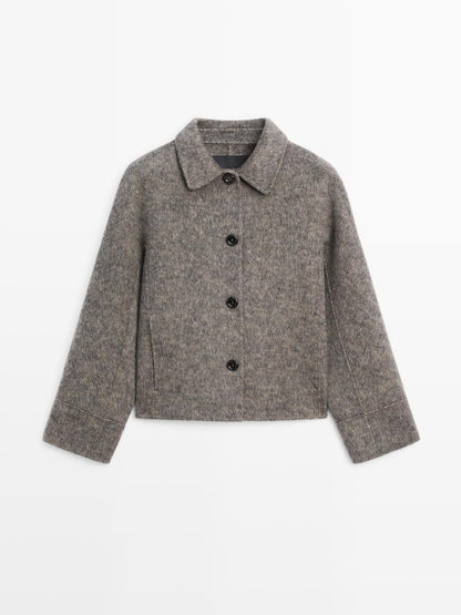 Short flecked coat