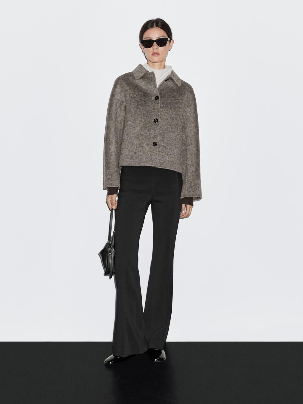 Short flecked coat