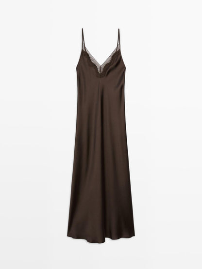Long slip dress