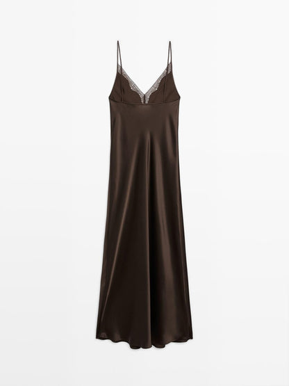 Long slip dress