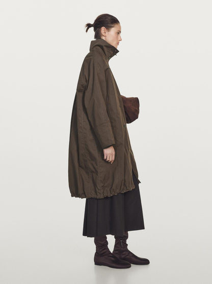 Long parka with detachable gilet
