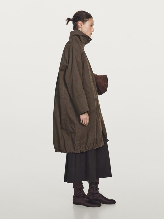 Long parka with detachable gilet