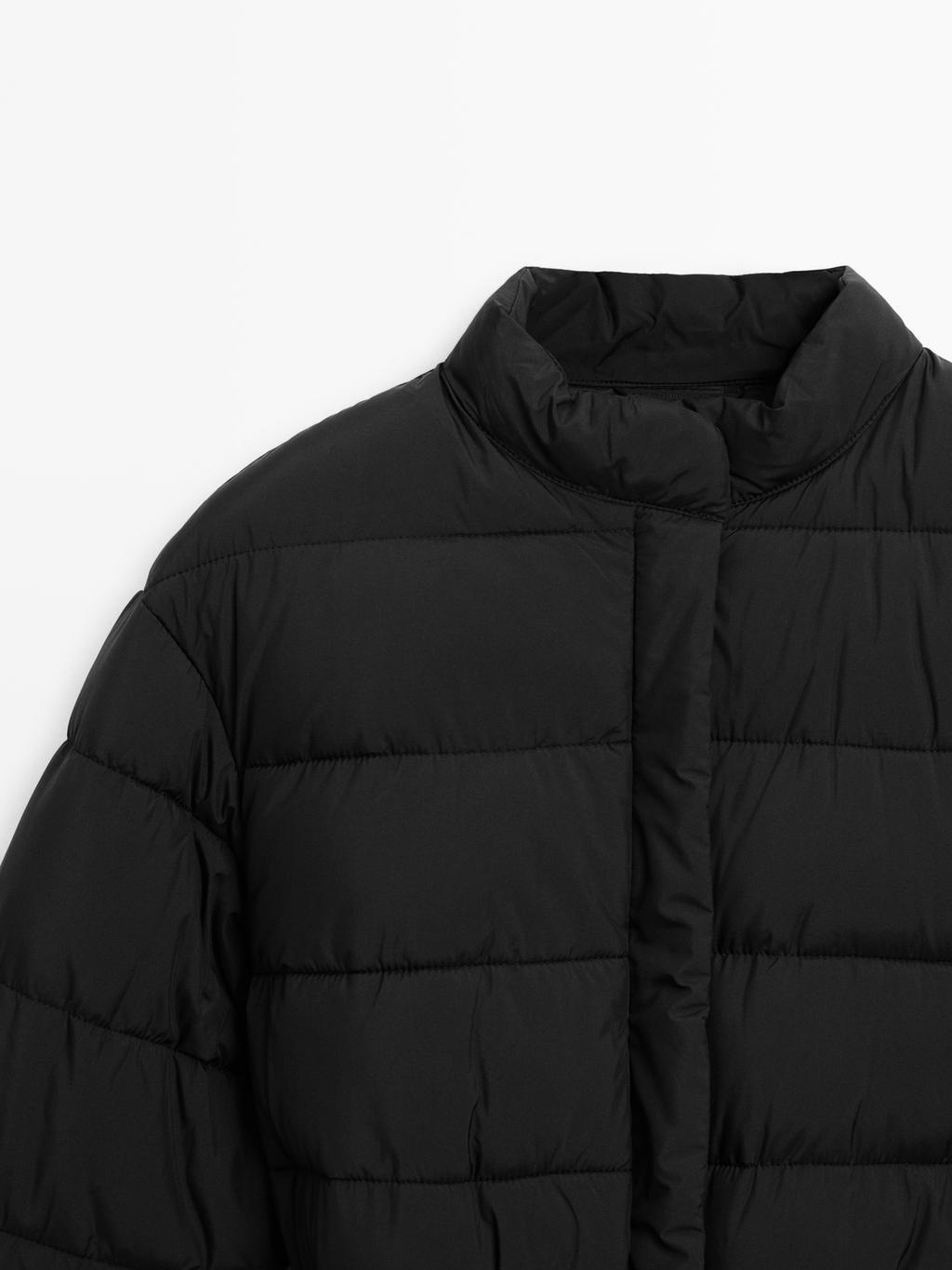 Water-repellent puffer jacket