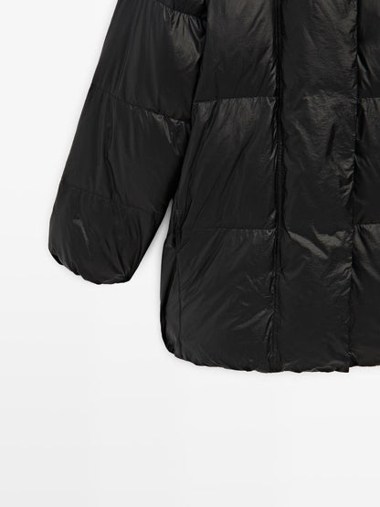 Hooded puffer jacket
