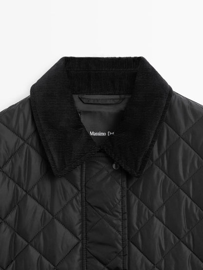 Lightweight water-repellent puffer jacket
