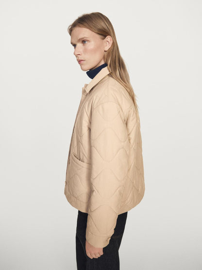 Jacket with seam details