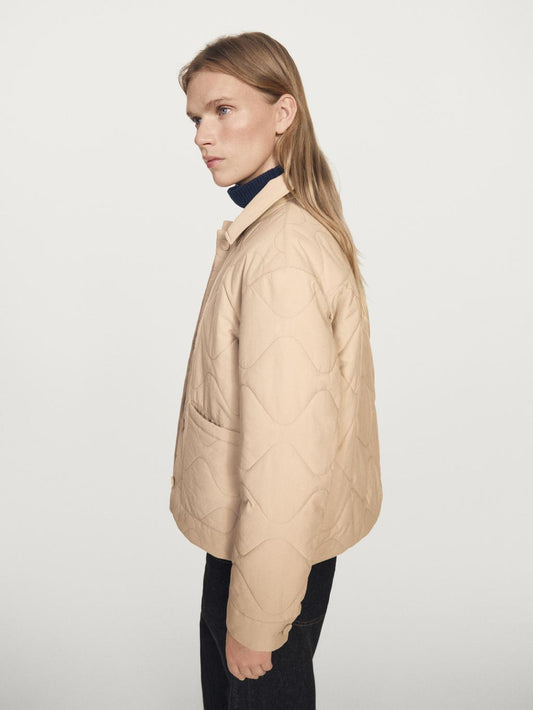 Jacket with seam details