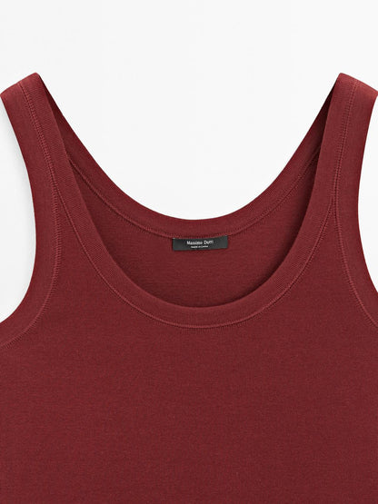 Strappy 100% cotton top