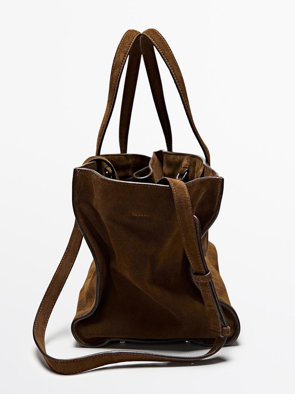 Split leather mid-sized MD ICON bag