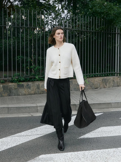 Mid-size split leather MD ICON bag