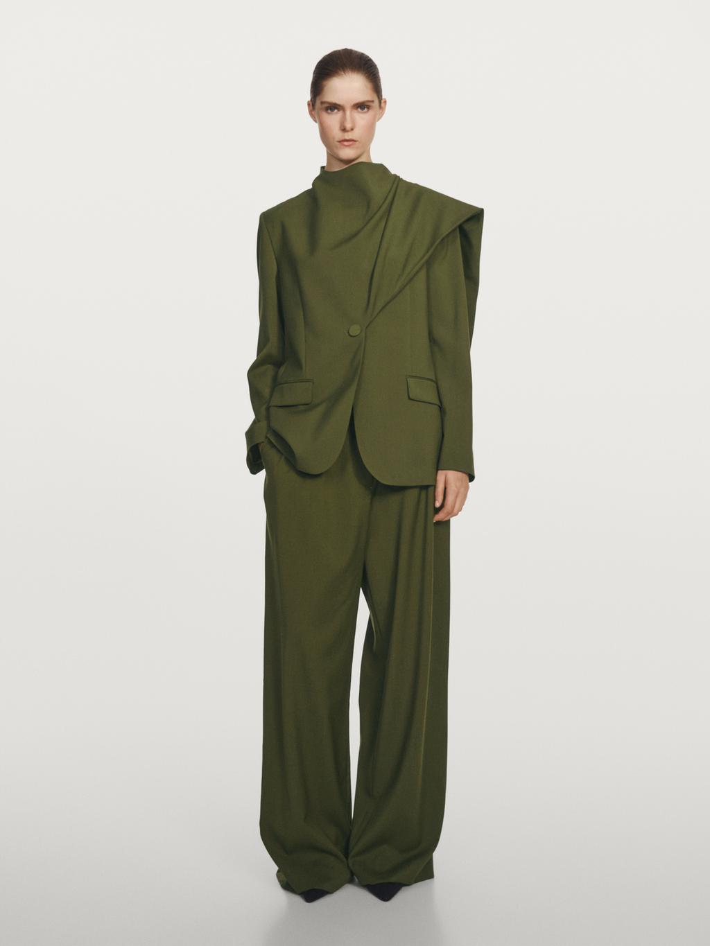 100% wool darted trousers - STUDIO