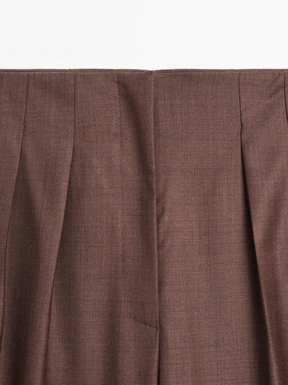 100% wool darted trousers - STUDIO