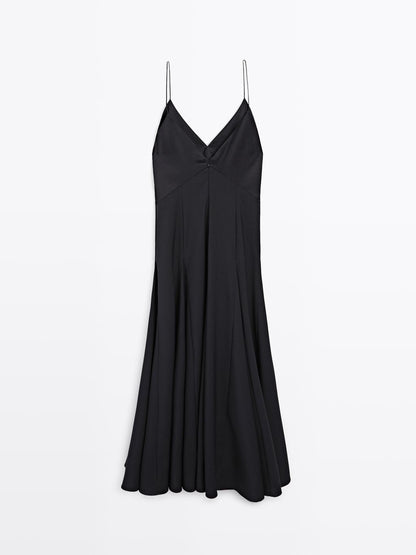 Long godet dress - STUDIO