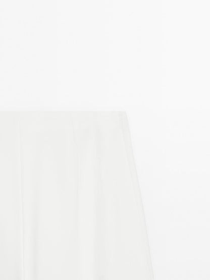 High-waist palazzo trousers - STUDIO