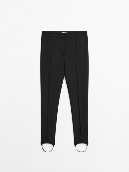 Fitted trousers with elasticated hems - STUDIO