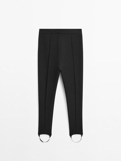 Fitted trousers with elasticated hems - STUDIO
