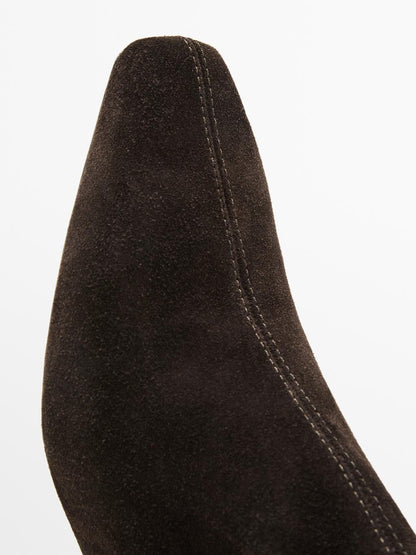 Wedge heeled ankle boots